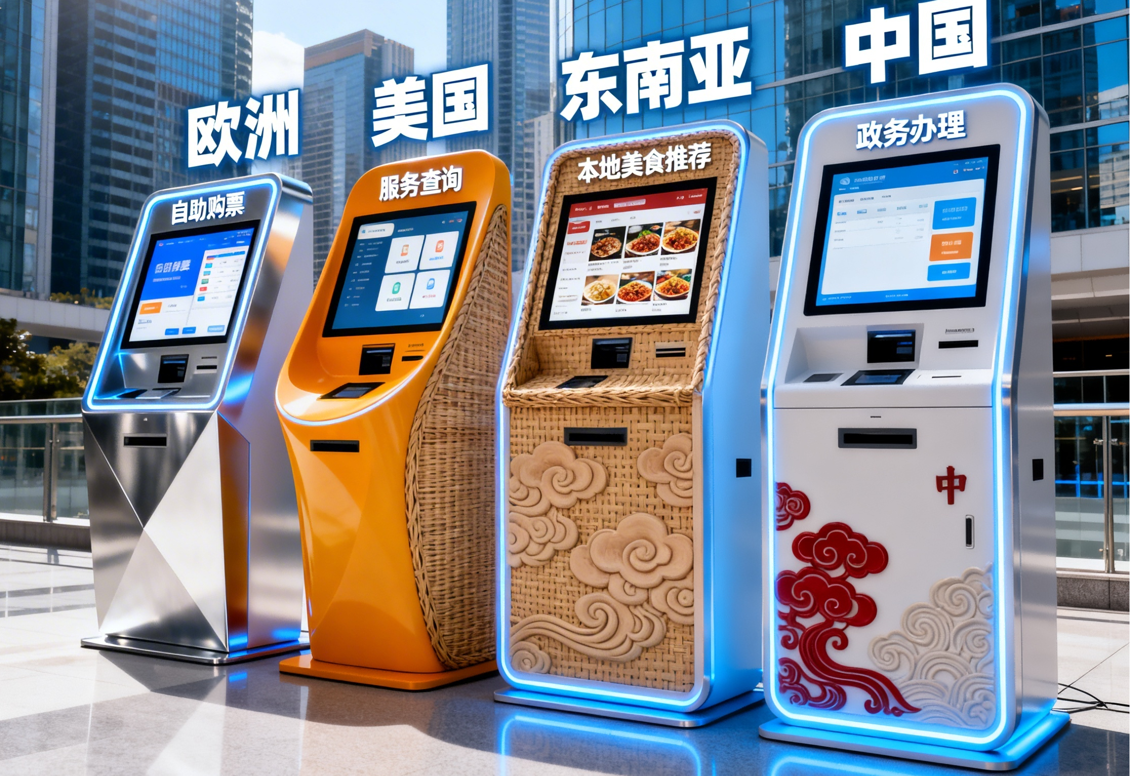 自助终端机设计揭秘：全球差异与本土化文化影响